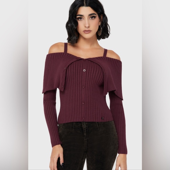 KILLSTAR | Dusk Empress Knit Top - Picture 3 of 5